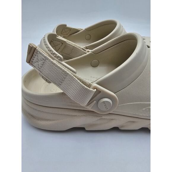 Crocs Unisex M/8 W/10 Duet Max II 2 Clog Stucco Beige Casual Sandal - Picture 5 of 7